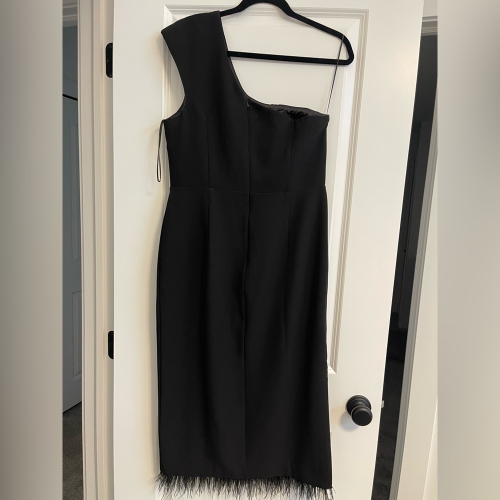 Bardot Black Asymmetrical One-Shoulder Cocktail Dress